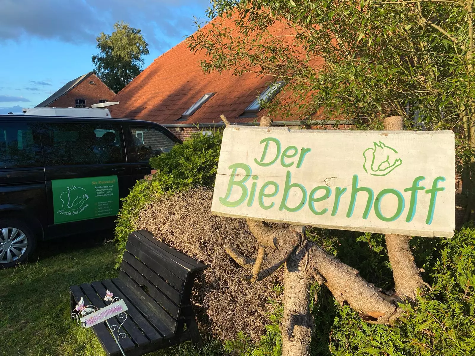 Bieberhoff Schild